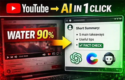 Youtube: Send to AI chat