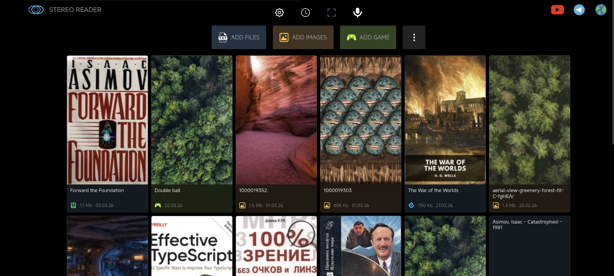 Stereo Reader preview